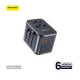 Awei C-39 35W GaN Universal Travel Adapter – 5-Port Multi-Function Fast Charger,International Plug for EU/UK/US/AU