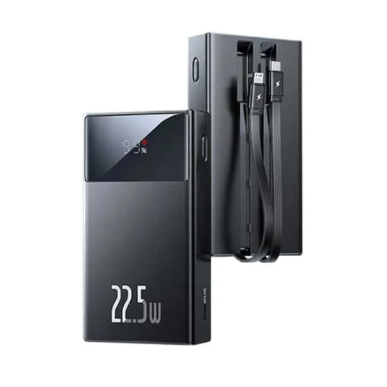 Baseus (PPXD2-20) 22.5W 20000mAh Fast Charging Power Bank with Built-in Cable