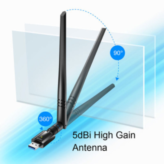 Cudy WU1400 AC1300 High Gain USB Wi-Fi Adapter