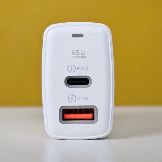 GearUP GP007 45W Fast Charging PD 3.0+ QC 3.0 USB Wall Charge