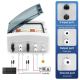 GearUP 8-Way DC PV Combiner Box with MCB, Fuse & SPD (IP65 Waterproof)