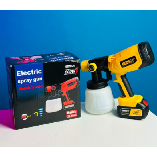 GearUP Rechargeable Cordless Paint Spray Machine