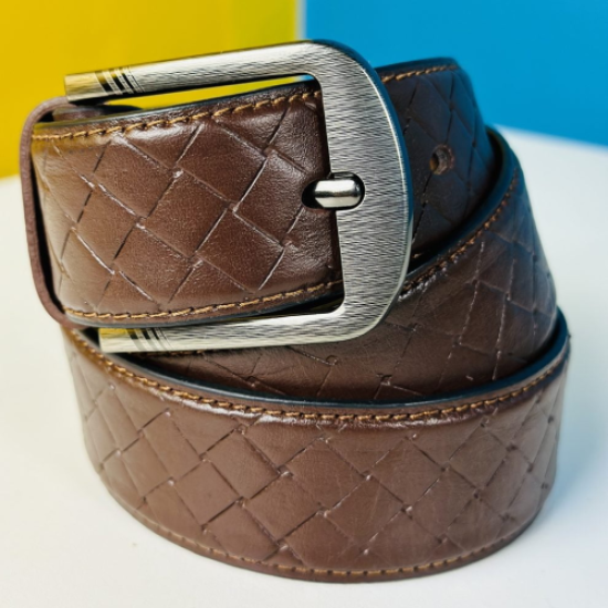 Genuine Leather Belt- Brown (GearUp1001)