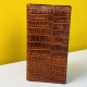 Men’s Stylish Long Leather Wallet – Brown Color