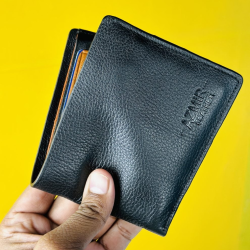 Men’s Stylish Leather Wallet – Black Color