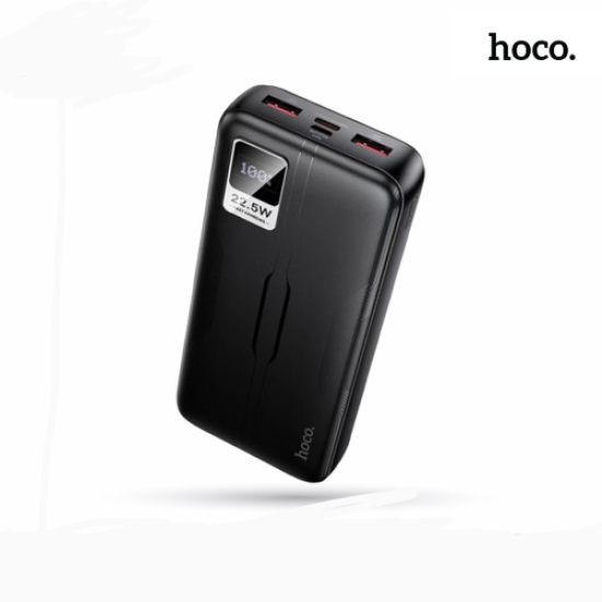 Hoco MMJ-17 22.5W Power Bank – 20000mAh Built-in Lightning & Type-C Cables