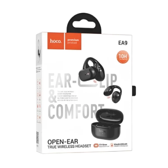 Hoco EA9 TWS Open-Ear Clip Earbuds – Black