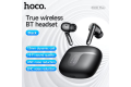 HOCO EQ10 Plus ANC ENC Noise Reduction Wireless BT 5.4 Earphone LED Display Charging Box HiFi Audio Stereo Headset Dual Connect- Black Color