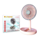JYSUPER JY-2215 Folding Rechargeable Fan With LED Light – Random Color