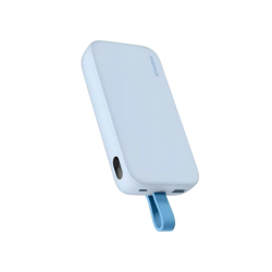 Momax PD5 20000mAh 22.5W Power Bank with Type-C Cable – Blue