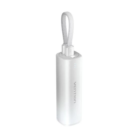 Vention FHWR0 5000mAh 20W Power Bank with USB-C to Lightning Cable – Gradient Gray