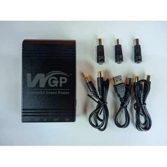WGP mini UPS 5/9/12V (8,800mAh)- 1 Year Warranty – Black Color